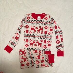 Hanna Andersson Red and White Pajama Set